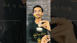 electromagnetic induction💡glowing led shorts viral experiment learning jee neet GyanFreedom [upl. by Madelyn116]