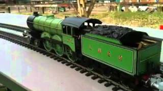 Gauge 1 live steam B12 locomotive at Colney Heath [upl. by Iknarf]