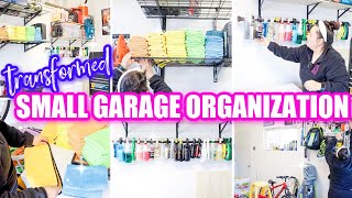 ULTIMATE SMALL GARAGE ORGANIZATION IDEAS  ONE CAR SMALL GARAGE STORAGE IDEAS  WALL SHELF RACKS [upl. by Sesmar]