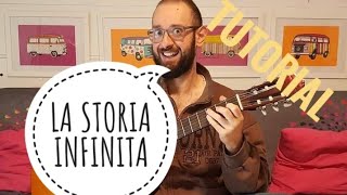 Come si suona LA STORIA INFINITA dei Pinguini Tattici Nucleari  tutorial chitarra  accordi facili [upl. by Oznohpla]