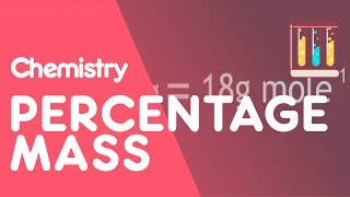 How To calculate Percentage Mass  Chemical Calculations  Chemistry  FuseSchool [upl. by Ashly823]