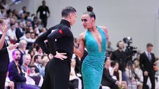 Konstantin Gorodilov  Dominika Bergmannova EST  2019 WDSF European Latin  R2 S [upl. by Adniroc]