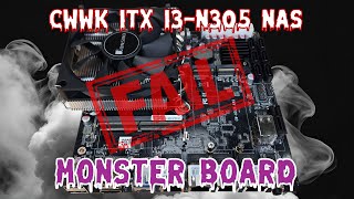 CWWK Intel i3N305 ITX NAS Motherboard Review FAILURES [upl. by Hahn]