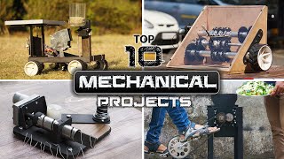 Top 10 Mechanical Projects Ideas 2023  DIY Mechanical Engineering Projects [upl. by Lezned]