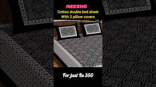 Meesho Cotton bed sheets with 2 pillow covers shorts ytshorts sweatydays sweatsquad bedsheets [upl. by O'Conner761]