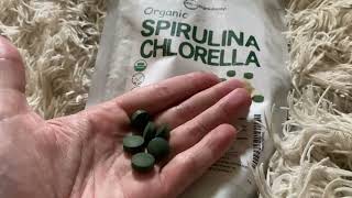 Honest Review Spirulina And Chlorella Tablets [upl. by Kcirtemed]