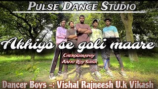 Ankhiyo Se goli maare  Dance workout  Cherogheaphy Aafat Boy Shiva [upl. by Schilit893]