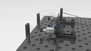 Pneumatikspanner Produktanwendung 000850 Pneumatikzylinder kurze Form inkl Adapter [upl. by Aneekas]