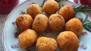 Patates Kroket  Potato Croquettes [upl. by Yakcm714]