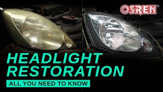 How to restore headlights  3 ways but which is the best [upl. by Eliathas]