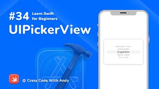 34 UIPickerView in Swift  Learn Swift For Beginners [upl. by Anilahs]