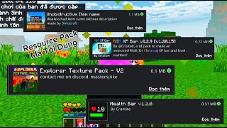 Những Resource Pack Tôi Chơi Trong Minecraft PE 121  P2  Bảo Noob MC [upl. by Yecad]