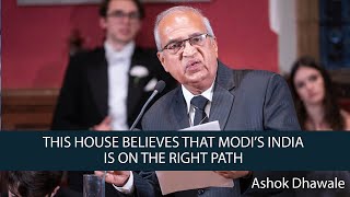 Ashok Dhawale  This House Believes That Modi’s India is on the Right Path  48 [upl. by Anawot384]