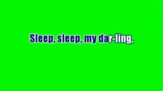 Sleep Sleep My Darling  French Lullaby Karaoke [upl. by Adnolohs]