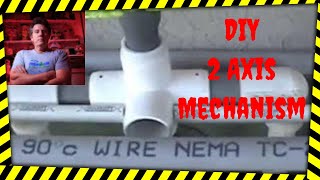 Poormans 2 Axis Animated DIY Halloween Prop Mechanism [upl. by Nomelif238]