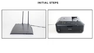 PIXMA MX475 amp MX474 WiFi Setup  WPS Connection Method [upl. by Irrek]