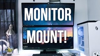 My Monitor Mount for Stacked Monitors [upl. by Lanor910]