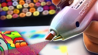 I Found the Best Way to Use Copic Markers [upl. by Annice210]