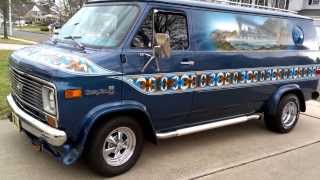 HotRodHarrys SOLD 1977 70s Custom Chevrolet Chevy Van Vanning [upl. by Aubert]