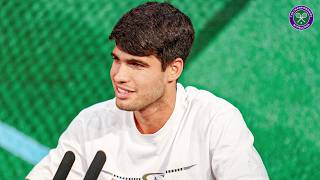 The emotions of winning Wimbledon  Carlos Alcaraz  PostFinal Press Conference  Wimbledon 2024 [upl. by Hoy]