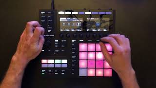 MASCHINE MK3  Live Performance MELODIC TECHNO [upl. by Anoynek]