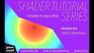 shader tutorial series  episode 024  circle color pulse [upl. by Ahk]