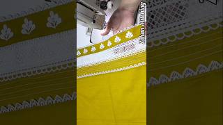 Amazing💥 Sewing Tips and Tricks Beautiful Kurti Sleeves Design With Lace shorts sewing viral😱🔥🔥🔥 [upl. by Merrily]