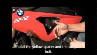 TRex 2012  2013 BMW S1000RR Frame slider installation video [upl. by Desirea]