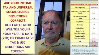 How to Calculate Your Income Tax and Universal Social Charge [upl. by Hairehcaz359]