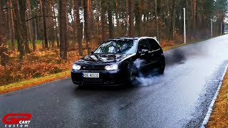 VW GOLF IV 19TDI 280HP 550NM  PROMO VIDEO  ACCELERATION  EXHAUST SOUND  DIESEL STRAIGHT PIPE [upl. by Mezoff]