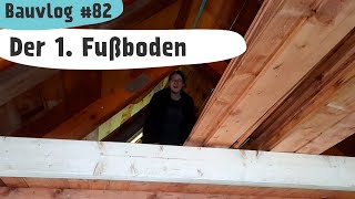 Holzdecke bauen  Drempel fertig  Schornstein mauern  Bauvlog 82 [upl. by Theo]