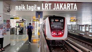 Integrasi Bus Trans Jakarta amp LRT Jakarta ‼️ Halte Pemuda Rawamangun→Sta Velodrome→ Pegangsaan Dua❗ [upl. by Idnil]