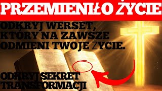 UWAGA Najpotężniejszy werset w Biblii może zmienić Twoje życie TERAZ [upl. by Auqinihs414]