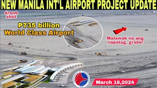 NEW MANILA INTL AIRPORTBulacan AirportSMC PROJECTMarch 18build3xbuild better more [upl. by Ybbil447]