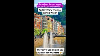 Karlovy Vary Hot Springs  Famous Thermal City in Czechia  They say drink it amp live for 100 years🤩 [upl. by Christoper405]