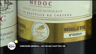 Concours général  un vin qui vaut de lor [upl. by Lough]