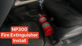 NP300 Navara Fire Extinguisher install from ScrubKing [upl. by Gibrian]