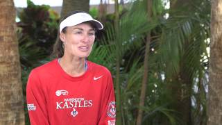 2015 Kastles  Martina Hingis on Her Partnership with Leander Paes [upl. by Netsirk]