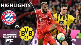 Bayern Munich vs Borussia Dortmund  Bundesliga Highlights  ESPN FC [upl. by Socem267]