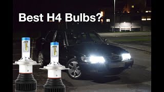 Best Led Bulb Replacement For H4 Halogen Test on Saab 93og [upl. by Blight]