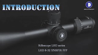 Discoveropt Optics  Long Range LHD 832 X50SFIR FFP Rifle Scope with Illuminated Reticle [upl. by Eusassilem]