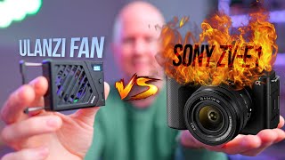 Can This Tiny Fan STOP the Sony ZVE1 From Overheating [upl. by Aya]