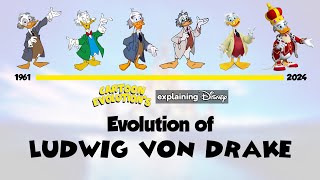 Evolution Of LUDWIG VON DRAKE Disneys First TV Character  63 Years Explained  CARTOON EVOLUTION [upl. by Wu584]