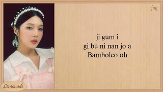 Red Velvet BAMBOLEO Easy Lyrics [upl. by Kersten877]