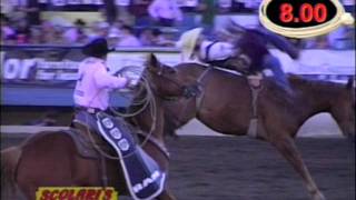 Bareback riding round winner Reno Rodeo 617  Tilden Hooper [upl. by Ataner584]