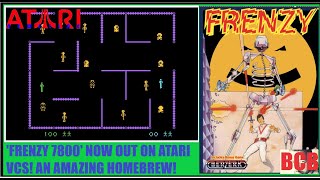 FRENZY 7800 a port of the 1982 Sequel to Berzerk is Out Now on Atari VCS Lets Take a Look [upl. by Ariait]