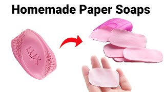 How to make Paper Soap at homehomemade Paper SoapDIY Paper SoapPaper Soap makingSoap makingsoap [upl. by West]