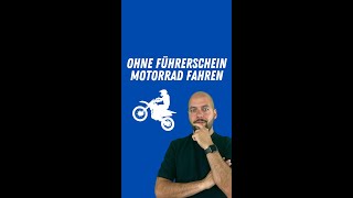 Ohne Führerscheinprüfung Motorrad fahren😅🤔 [upl. by Elleoj762]