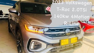 2023 Volkswagen TRoc 20TSI 140kW 4Motion RLine Review Exterior  Interior Performance Ownership [upl. by Oakie370]