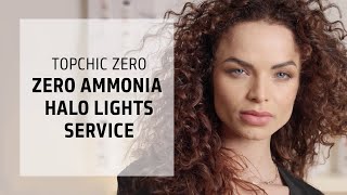 Zero Ammonia Warm Halo Highlights Service Tutorial  Topchic Zero  Goldwell Education Plus [upl. by Jayson]